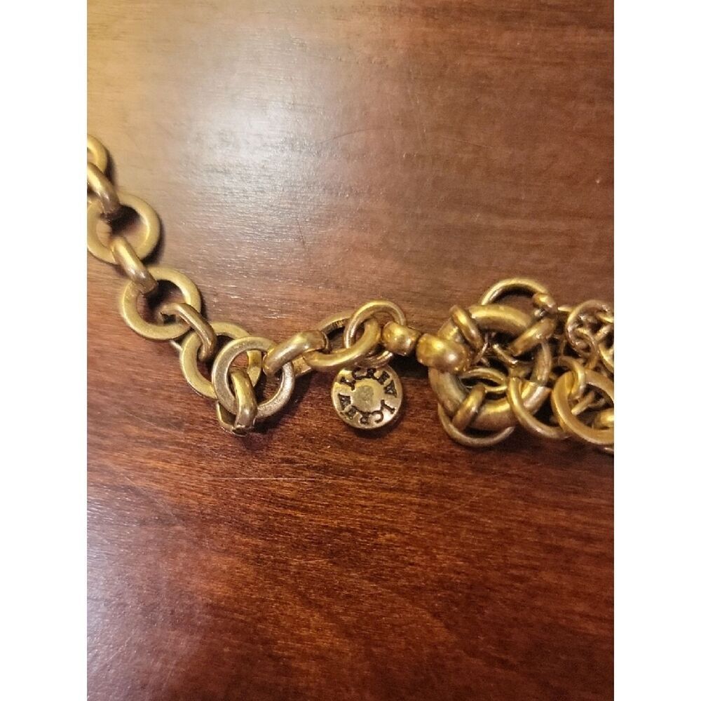J. Crew Gold-Tone Crystal Necklace with Clear Stones - Picture 3 of 5